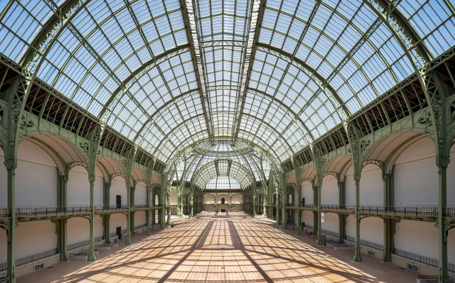 Nef du Grand Palais après les travaux © Patrick Tourneboeuf chez Tendance Floue pour le GrandPalaisRmn, Paris, 2025