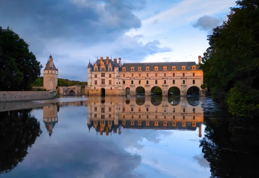 Château de Chenonceau, photographie de la façade du château